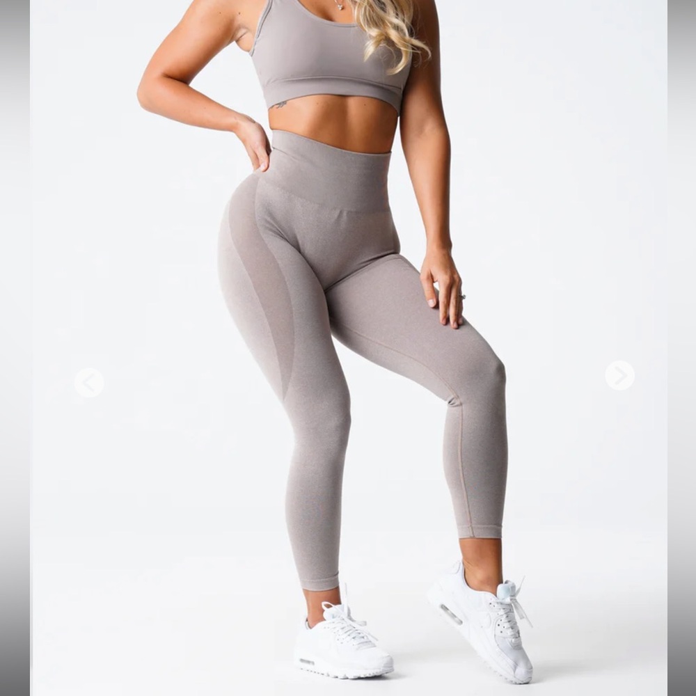 NVGTN Taupe Contour Seamless Leggings